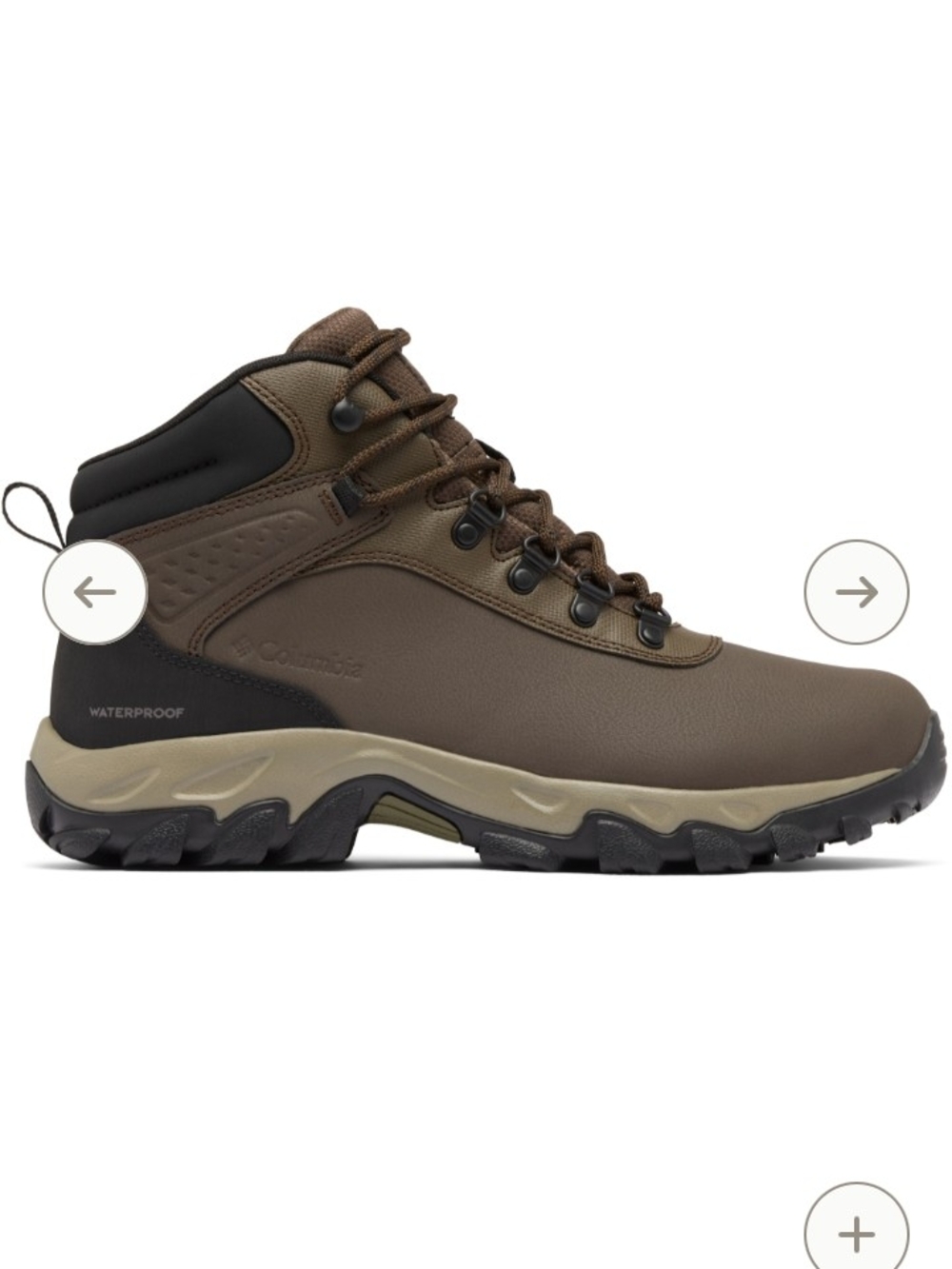 Columbia Men's Olive Brown Waterproof Hiking Boots